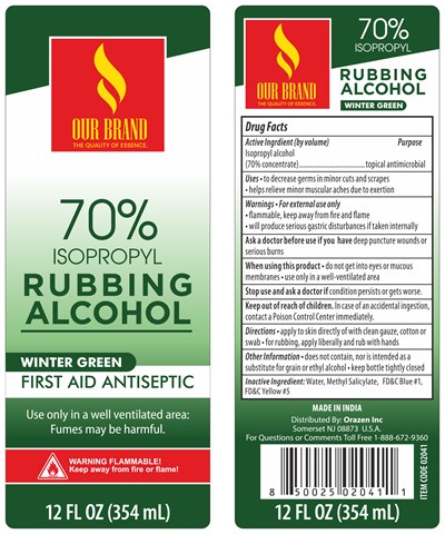 Our-brand-Rubbing-Alcohol-70 - Winter-Green.jpg Our Brand Rubbing Alcohol 70 % Wintergreen - Our brand Rubbing Alcohol 70 Winter Green